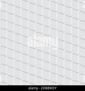Vector modern creative trends white cube texture Stock Vector