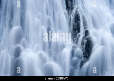 Cascade du Rossignole waterfall, Auvergne, France Stock Photo