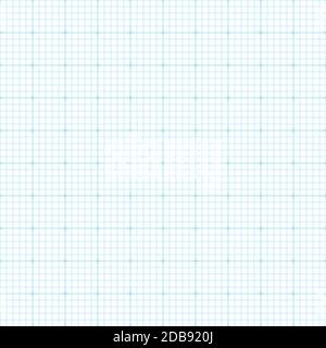 Blue millimeter seamless paper background. Engineering graph, square grid background. EPS 10 vector file included Stock Photo