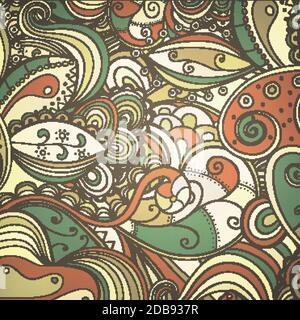 Seamless floral abstract ackground. Stock Vector