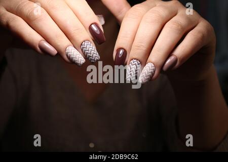 colorful christmas nails winter nail designs with glitterrhinestones on short and long female nails 2db9c62