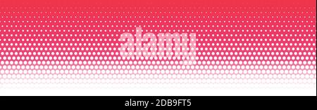 Many dots on a panoramic background - Vector illustration Stock Vector