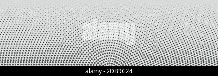Many dots on a panoramic background - Vector illustration Stock Vector