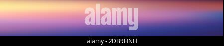 Blurred large panoramic summer background multicolored gradient - illustration Stock Photo