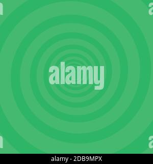 Panoramic green comic zoom with lines - Vector illustration Stock Vector