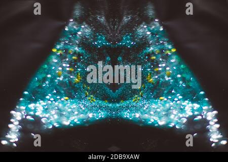 Abstract form bokeh dancing form shapes Stock Photo