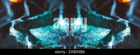 Abstract form bokeh dancing form shapes Stock Photo