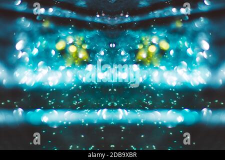 Abstract form bokeh dancing form shapes Stock Photo