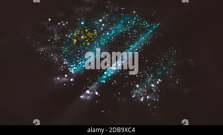 Abstract form bokeh dancing form shapes Stock Photo