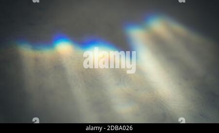 Light leaks just like Polar Aurora Stock Photo