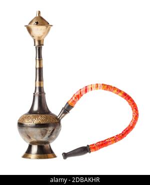small orient hookan isolated on white background Stock Photo