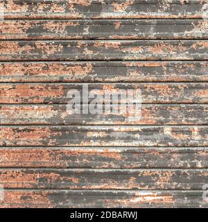 Rusty shutters of a garage. Ideal for concept and backgrounds. Space for text. Stock Photo