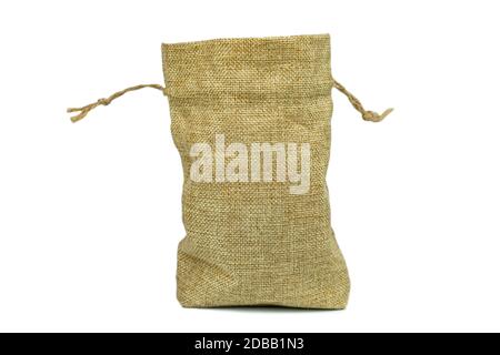 Sack bag on isolated white background Stock Photo