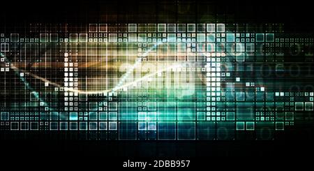 Science Technology Engineering and Integration of Systems Art Stock Photo