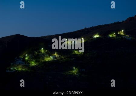 Village of Ronda in The Nublo Rural Park. Tejeda. Gran Canaria. Canary Islands. Spain. Stock Photo