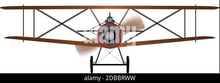 A WWI RFC fighter plane Stock Photo