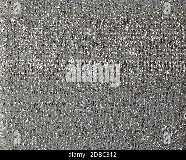 gray kitchen sponge texture, full frame, macro Stock Photo