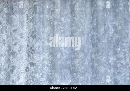 Full frame shot of galvanized sheet background and texture. Stock Photo