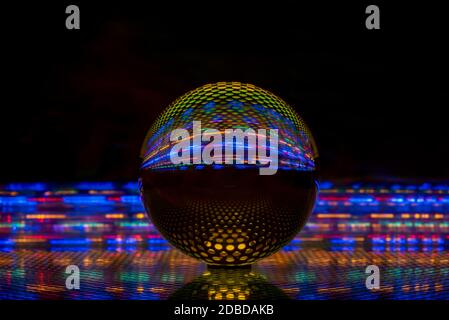 Glass ball photography Stock Photo