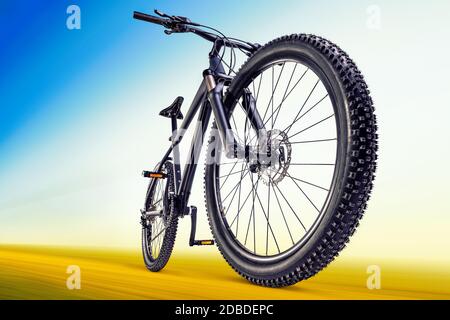 mountain bike against a white background Stock Photo
