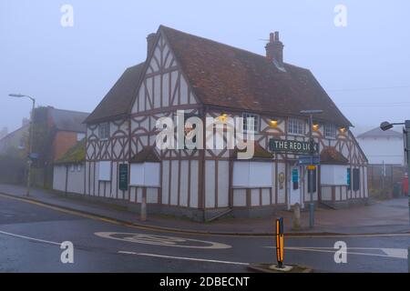 A closed down pub in Biggleswade, England Stock Photo