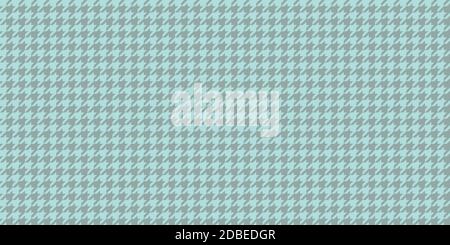 Light Sky Blue Seamless Houndstooth Pattern Background. Traditional Arab Texture. Fabric Textile Material. Stock Photo