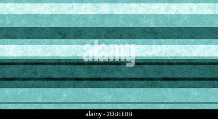 Deep Ocean Seamless Grunge Stripe Paper Texture. Retro Vintage Scrapbook Lines Background. Horizontal Along Direction. Stock Photo