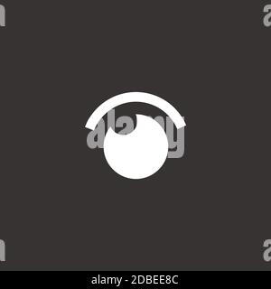 Vector of video views counter, user count of live stream close up Stock Vector