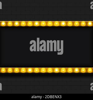 Vector modern retro billboard background with place for your text . Stock Vector
