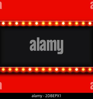 Vector modern retro billboard background with place for your text . Stock Vector