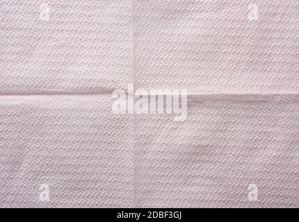 texture of pink paper napkins, full frame, close up Stock Photo