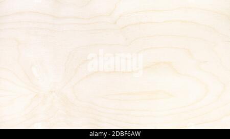 panoramic wooden background - surface of natural birch plywood Stock Photo