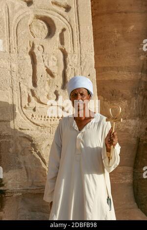 ABU SIMBEL TEMPLES Stock Photo