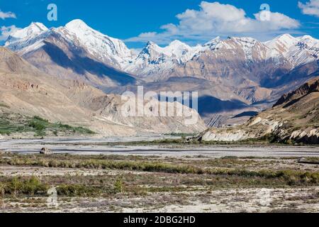 Spiti Valley in Himalayas, Himachal Pradesh Stock Photo