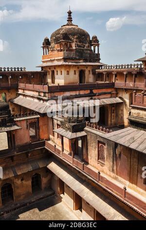 Datia palace indian architecture. Madhya Pradesh, India Stock Photo