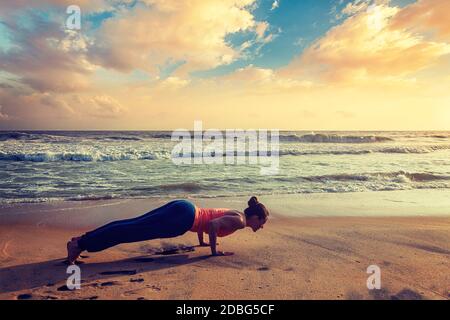 YogaFit_ArchanaShah - Chaturanga Dandasana or Four-Limbed Staff pose, also  known as Low Plank, is an asana in modern yoga as exercise and in some  forms of Surya Namaskar (Salute to the Sun)