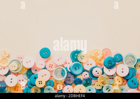 Background from buttons of different colors Stock Photo