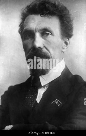 Alexei Rykov, USSR. Rykov was involved in building the post-revolutionary Soviet Union. His opposition to Stalin drove him into the wake of the Stalinist purges, to which he fell victim along with Nikolai Bukharin. (undated photo) Stock Photo