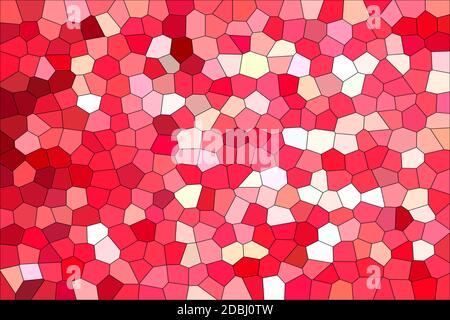 Abstract Pink Shades Modern Mosaic Tiles Material Texture Background Stock Photo