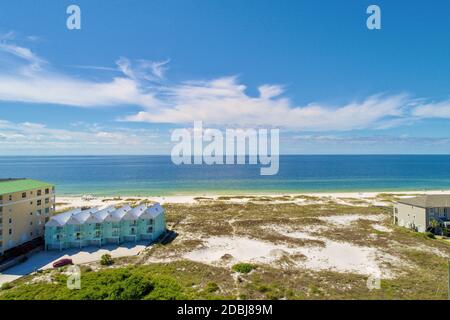 Aerial view of Perdido Key Beach near Pensacola, Florida Stock Photo