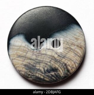 Close up on button isolated Stock Photo