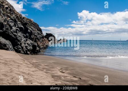 Prainha Black sand beach at Madeira Island Stock Photo - Alamy