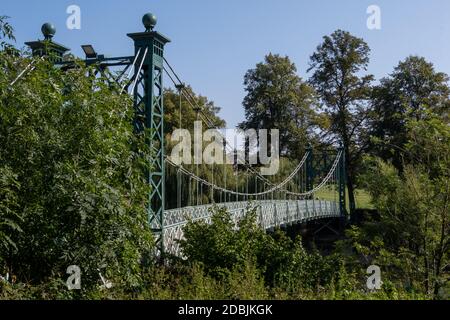 Kingsland Bridge over the River Severn Shrewsbury Shropshire September 2020 Stock Photo