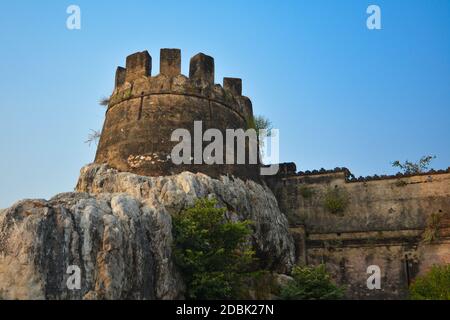 Baldeogarh fort in Madhya Pradesh, India. Stock Photo