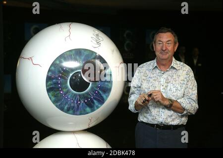 Pink Floyd at the launch of their Pulse DVD at Warner West end,London 3rd July 2006: Nick Mason Stock Photo