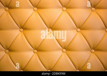 Luxurious leather background in gold color Stock Photo