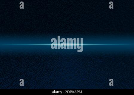 abstract background with dark blue perspective pattern and light Stock Photo
