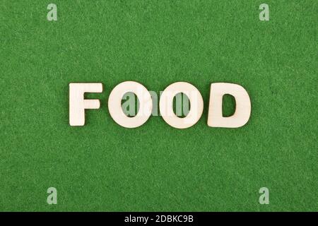 Term from wooden letters on felt Stock Photo
