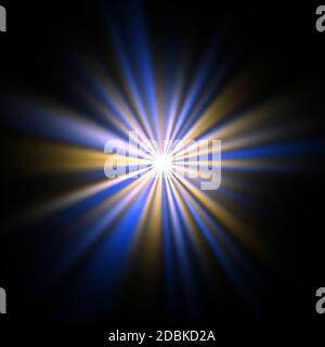 Abstract light beams Stock Photo