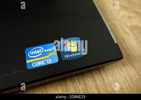 Intel inside core I3 Stock Photo - Alamy